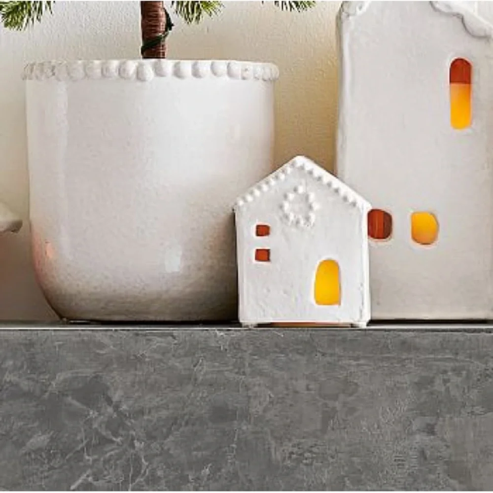 PB/ Handcrafted Ceramic Christmas Village Houses / : MINI CERAMIC HOUSE